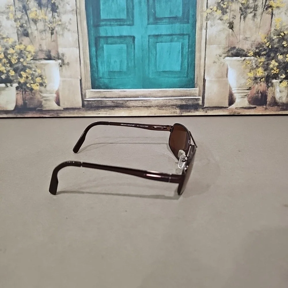 Kirkland Signature Sunglasses 330‎ Frederick 553625 Brown 59-16-135 Frames Only